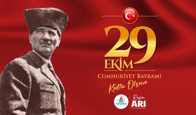 Başkan Rasim Arı’nın Cumhuriyet Bayramı Mesajı