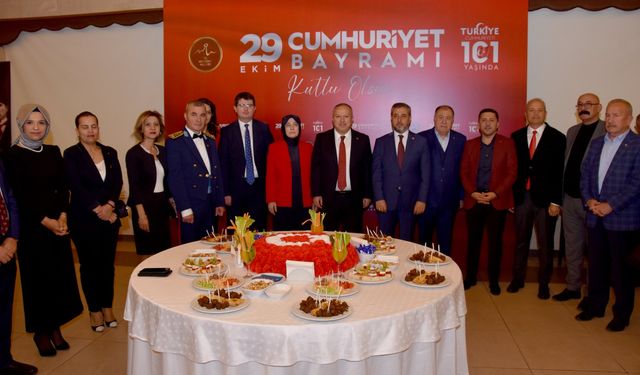 Cumhuriyetin 101. yılı için resepsiyon düzenlendi