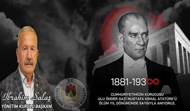 Başkan Salaş'dan “10 Kasım” mesajı