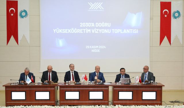 NEVÜ Rektör Yardımcıları Yükseköğretim Vizyonu Toplantısına katıldı