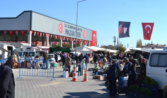 Kapalı pazar yeri hizmete girdi