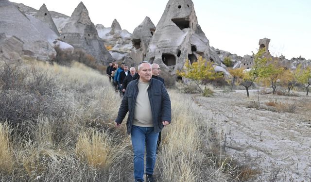 Vali Fidan, Kapadokya Gorgoli Antik Kenti gezdi