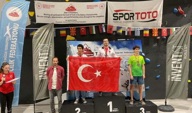 Nevşehirli sporcu Mustafa Sacit Sümer Balkan şampiyonu oldu