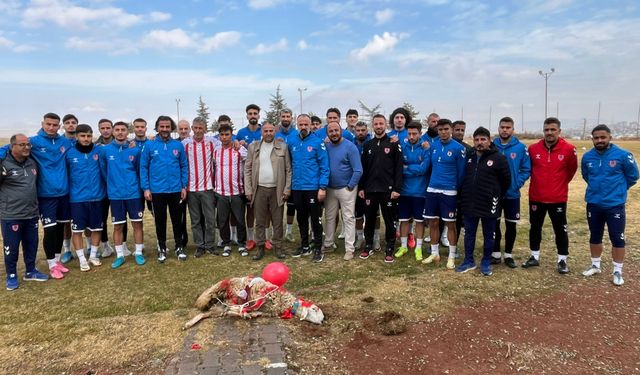 Galibiyet için Nevşehir Belediyespor’a kurban adandı