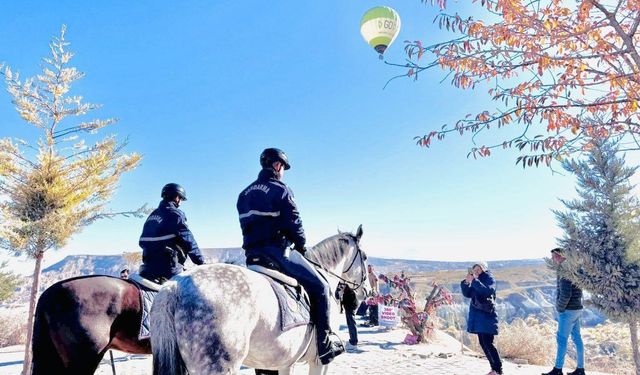 JAKEM atlı timleri Kapadokya’da ilgi görüyor