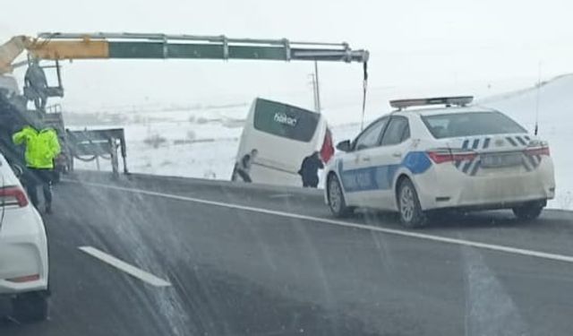 Aksaray – Nevşehir yolunda otobüs kazası