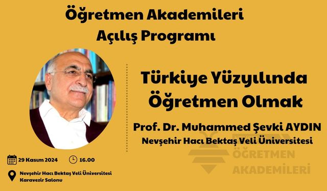 Nevşehir Öğretmen Akademileri başlıyor