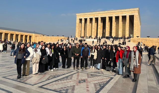 NEVÜ öğretmen adayları Ankara’yı gezdi