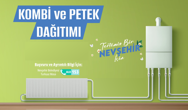 Belediyeden kombi ve petek dağıtımı devam ediyor