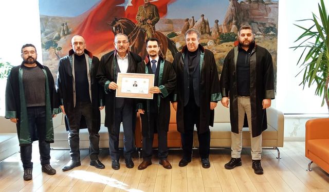 Avukat Fatih Aziz Ünal Nevşehir Barosuna katıldı