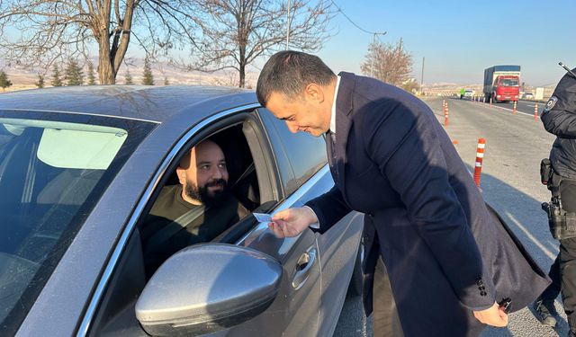 Kaymakam Bilici, uygulama noktasında denetime katıldı