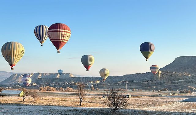 Kapadokya'da balonlar bir hafta sonra tekrar gökyüzünde