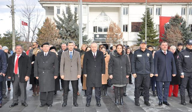 Atatürk'ün Hacıbektaş'a gelişinin 105. yılı kutlandı