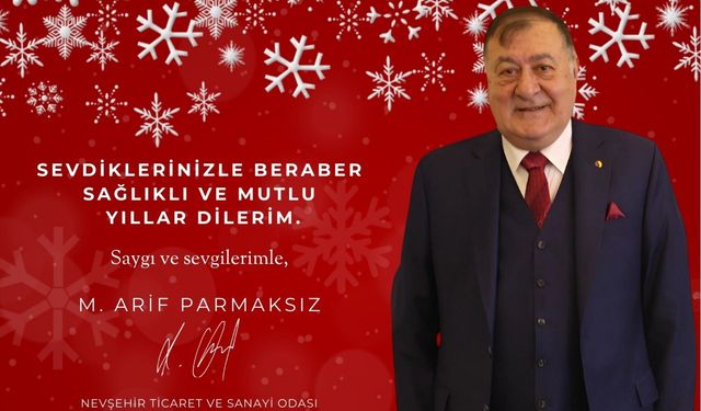 Başkan Parmaksız’dan yeni yıl kutlama mesajı