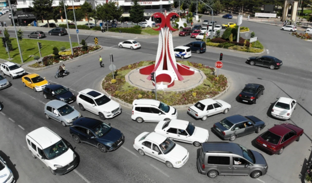 Nevşehir trafiğindeki araç sayısı 160 bine yükseldi