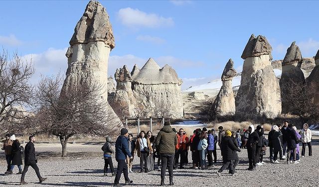 Çankırılı öğrenciler, Nevşehir'i gezdi