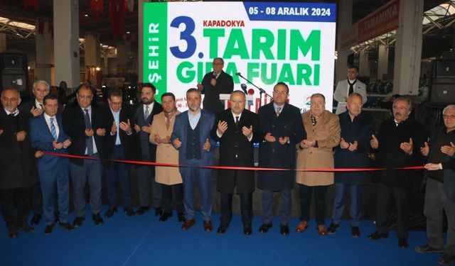 3. Kapadokya Tarım Gıda Fuarı açıldı