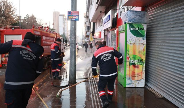 Nevşehir’de kaldırımlar ve yollar pırıl pırıl oluyor