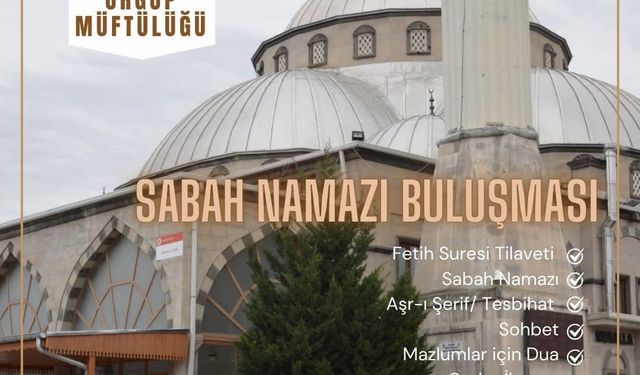 Ürgüp’te sabah namazı buluşması