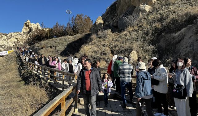 Kapadokya’da konaklayan turist sayısı 2024’te yüzde 13,5 arttı (video)