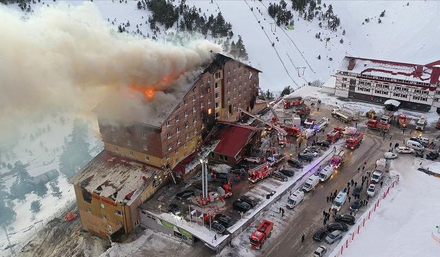 Kayak merkezinde yangın: 10 ölü, 32 kişi yaralı