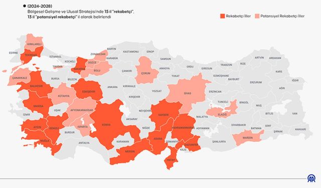 Rekabetçi iller arasında Nevşehir yok!