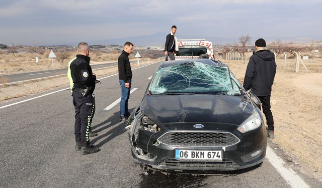 Nevşehir-Gülşehir yolunda kaza: 1 yaralı