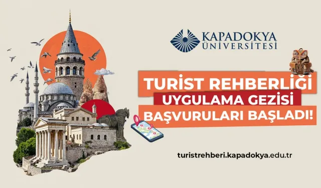 Turist rehberliği uygulama gezileri başvurularında yarın son gün