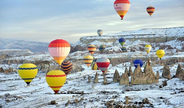 Sıcak hava balonlarına kar engeli