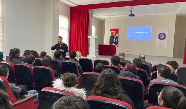 Öğrencilere THK üniversitesi tanıtımı yapıldı