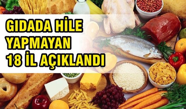 Nevşehir gıdada hile yapmayan iller arasında