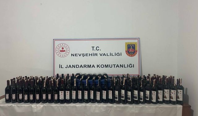 Nevşehir’de kaçak alkol operasyonu