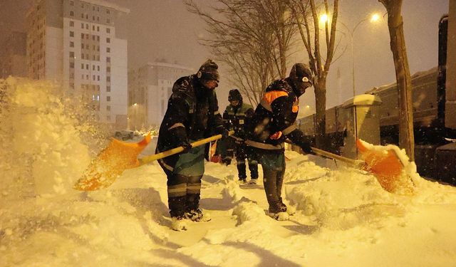 Nevşehir’de metre kareye 12 kilogram kar yağdı