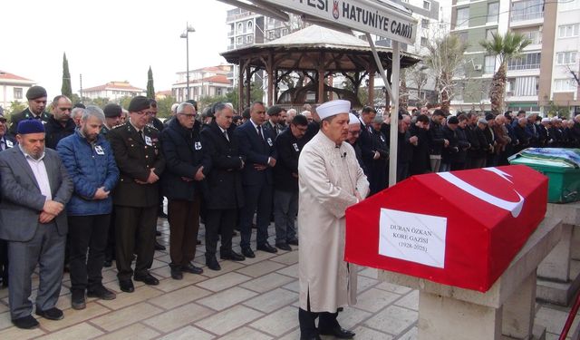 Nevşehirli Kore Gazisi Manisa'da son yolculuğuna uğurlandı