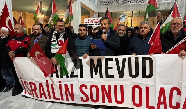 Ateşkesi bozan İsrail protesto edildi