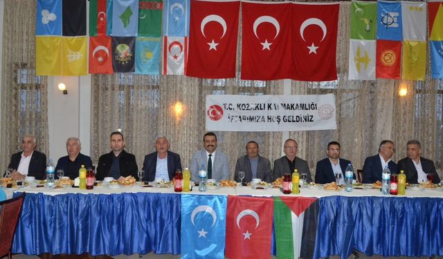 Kozaklı iftarda bir araya geldi