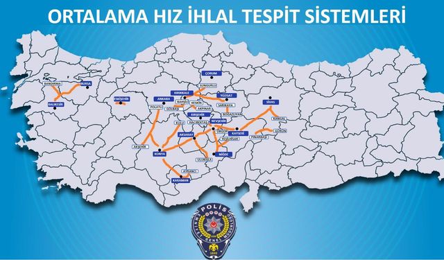 Nevşehir’de Ortalama Hız Tespit Sistemi devreye girdi