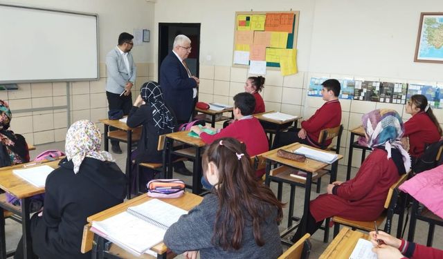 İl Müdürü Yazıcı’dan Acıgöl’deki okullara inceleme