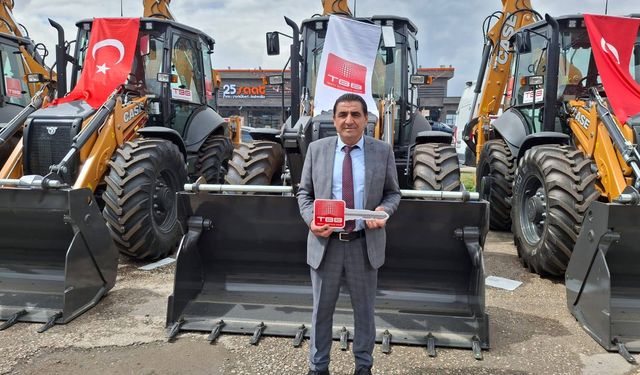 Tatlarin Belediyesine kepçe hibe edildi