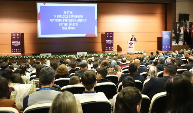 TÜBİTAK ödülleri NEVÜ'de sahiplerini buldu