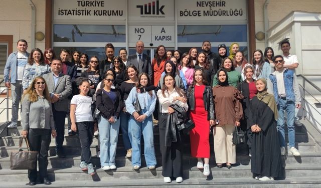 Reklamcılık öğrencilerinden TÜİK’e ziyaret
