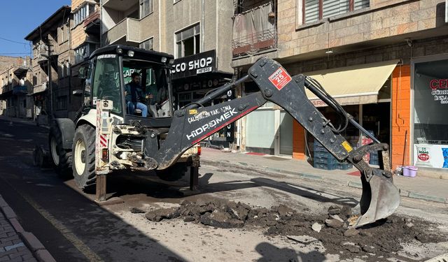 Osmanlı Caddesi'nde altyapı ve üstyapı çalışmaları başladı