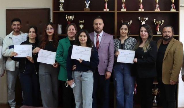 NEVÜ öğrencileri sertifikalarını aldı