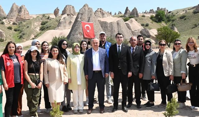 Gülşehir’de onlarca fidan toprak buluştu
