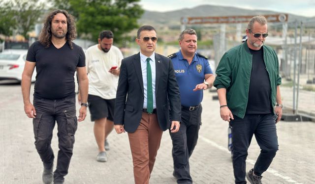 Kaymakam Bilici, festival alanını inceledi
