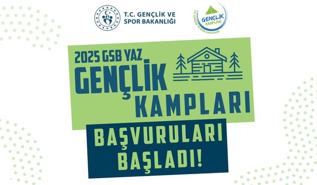 Gençlik kampına başvurular başladı