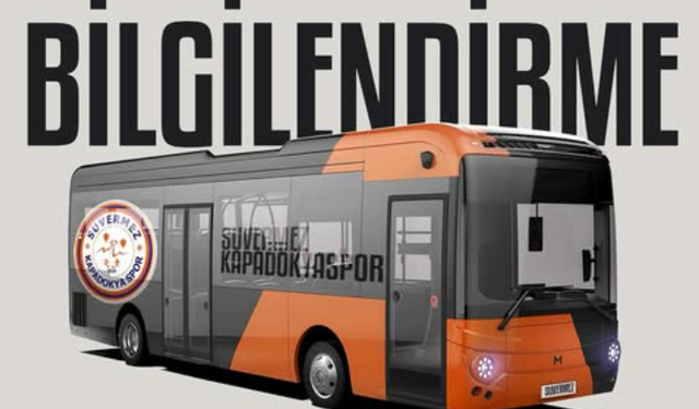 Suvermez Kapadokyaspor'dan taraftara müjde