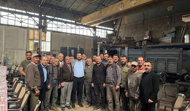“Sanayi esnafının emeklerine sahip çıkmaya kararlıyız”
