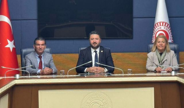 Milletvekili Çalışkan, NEVDEF heyetini TBMM'de ağırladı