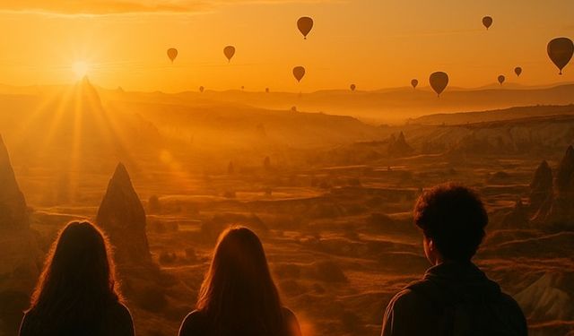 Öğrenciler gün doğumunda balonları izleyecek